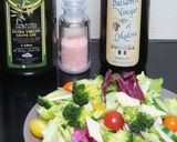 ドライチーズのせ野菜サラダ：自分用覚書作り方1写真