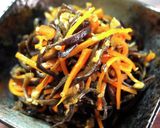 食物繊維が摂れる！きくらげのきんぴら風♬作り方8写真