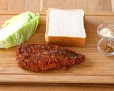甘辛さばカツを使った「さばカツサンド」作り方3写真