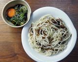 もずく入り素麺と卵入り麺つゆ作り方3写真