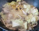 フライパン1つ♪鶏とキャベツの和風パスタ作り方4写真