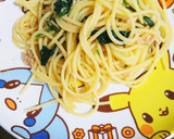 ぱぱっと簡単ツナほうれん草和風スパゲティ作り方4写真