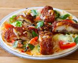 甘辛さばカツのイタリアンさばカツピザ作り方5写真