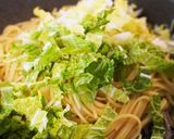 白菜と牡蠣のペペロンチーノ作り方10写真