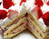新食感★チーズとイチゴのミルフィーユ作り方10写真