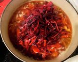 真っ赤にこだわる野菜&豆のボルシチ作り方8写真