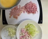 パパッと♫ベーコンとハムのチャーハン作り方1写真