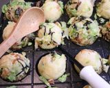 蛸じゃないの!米粉で竹輪キャベツたこ焼き作り方8写真