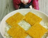 リカちゃん♡ビッグカツキャベ玉とじ作り方5写真