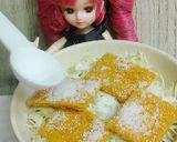 リカちゃん♡ビッグカツキャベ玉とじ作り方6写真