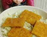 リカちゃん♡ビッグカツキャベ玉とじ作り方9写真