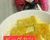 リカちゃん♡ビッグカツキャベ玉とじ作り方21写真