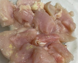 鶏肉としめじのオイスター炒め作り方2写真