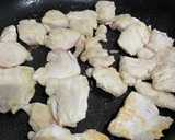 鶏肉としめじのオイスター炒め作り方3写真