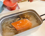 メスティンで鮭とキノコの炊き込みご飯作り方5写真