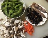 残り物で作るひじきの炊き込みご飯作り方1写真