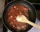 超簡単☆旨味堪能!トマトウインナーパスタ作り方5写真