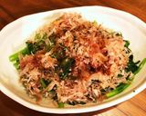 絶妙風味!パクチーと春菊のおひたし作り方4写真