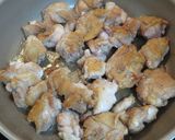 ヤンニョムチキンのアーモンド和え作り方4写真