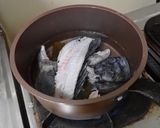 クロソイかまの塩茹で作り方4写真