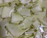 青パパイヤの簡単炒め煮（まるで大根）作り方1写真