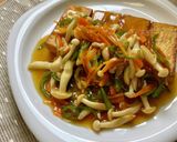 出汁の効いた焼き厚揚げ【ここから栄養士】作り方3写真