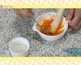 【離乳食・初期】つぶし野菜（にんじん）作り方3写真