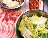 味噌風味豆乳キムチ鍋作り方1写真