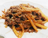 大根と牛肉のみそだれ中華炒め作り方6写真