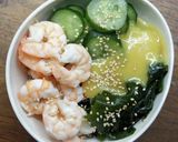 海老と胡瓜の辛子酢味噌和え作り方5写真
