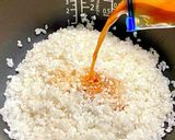 鮭の炊き込みご飯・味付けいくらのっけ作り方10写真