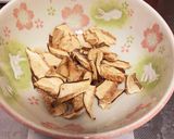 乾燥椎茸豆腐の味噌汁作り方1写真