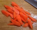 田舎風～すいとん入り豚汁作り方1写真