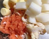 鳥胸・餅明太・チーズ焼き作り方2写真