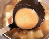 乾燥椎茸豆腐の味噌汁作り方7写真