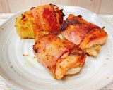 生鮭と玉ねぎのベーコン巻きムニエル作り方6写真