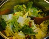 野菜たっぷりキムチ入りゴマみそ汁作り方2写真