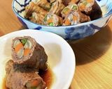 根菜☆豚バラとごぼう大根となすの煮物作り方10写真