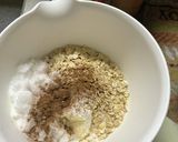 さくさくオートミールクッキー作り方1写真