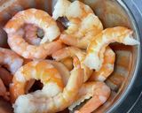 サラダ海老ほうれん草卵#春三色#マヨ炒め作り方5写真