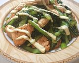 やわっ鶏むね肉と小松菜の甘辛炒めマヨがけ作り方6写真
