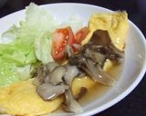 簡単♪きのこのあんかけオムレツ♪作り方4写真