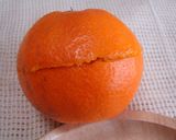 みかんの皮の面白い剥き方作り方1写真