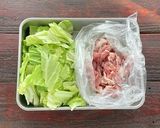 春キャベツと豚こまのスタミナ炒め作り方1写真