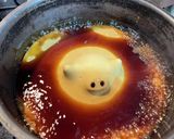 居酒屋　鶏もつ　キンカン　玉ひも　煮付け作り方6写真