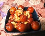 居酒屋　鶏もつ　キンカン　玉ひも　煮付け作り方7写真