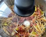 味染み簡単鍋内調理　豚とニラの辛味噌鍋作り方3写真