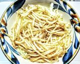 豚ロース肉とキャベツにモヤシの生姜焼き丼作り方7写真