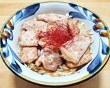 豚ロース肉とキャベツにモヤシの生姜焼き丼作り方8写真