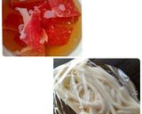 レンジで簡単！肉うどん作り方4写真